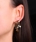 Boucles d'oreilles Lorena (Acier doré)