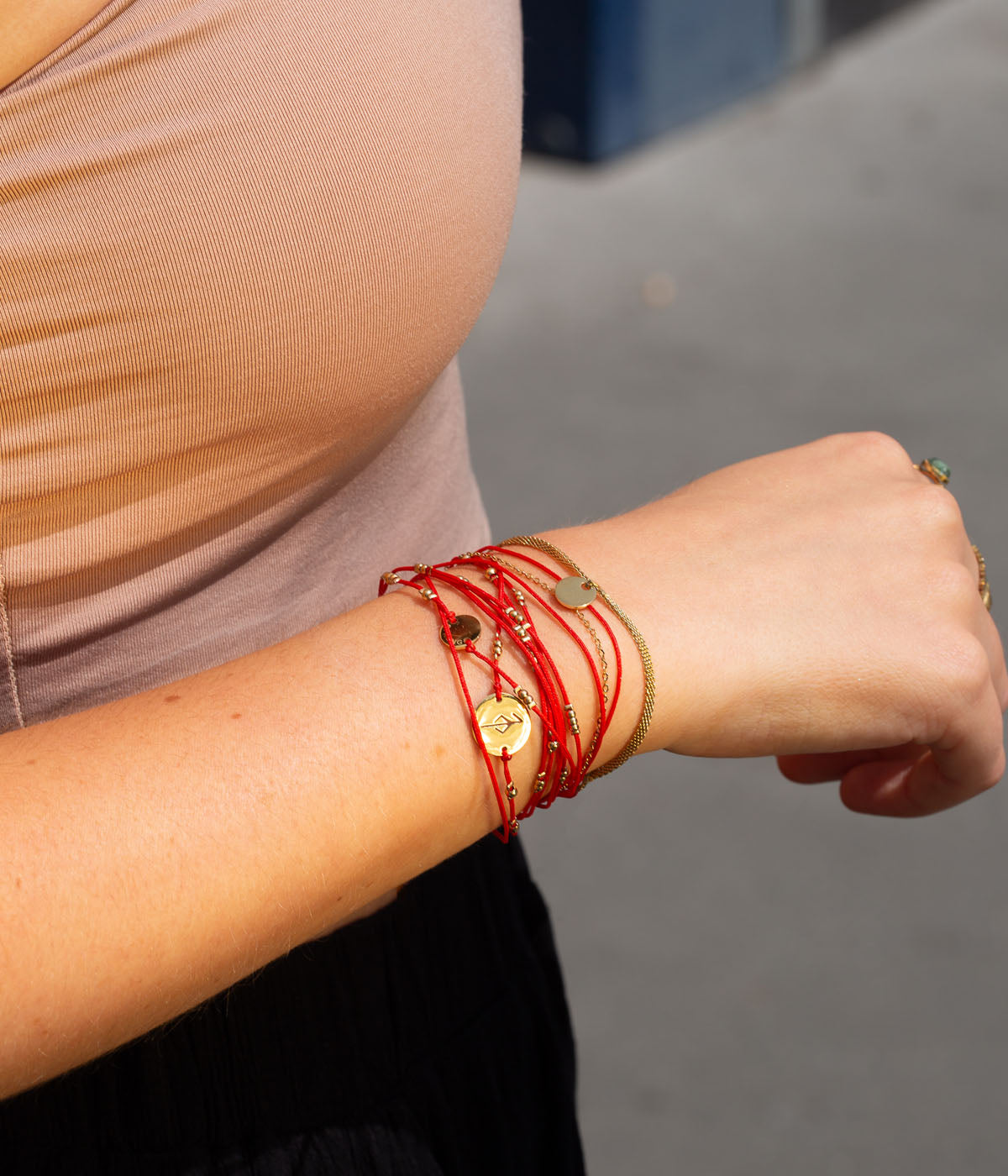 Bracelet Strong (Acier doré)