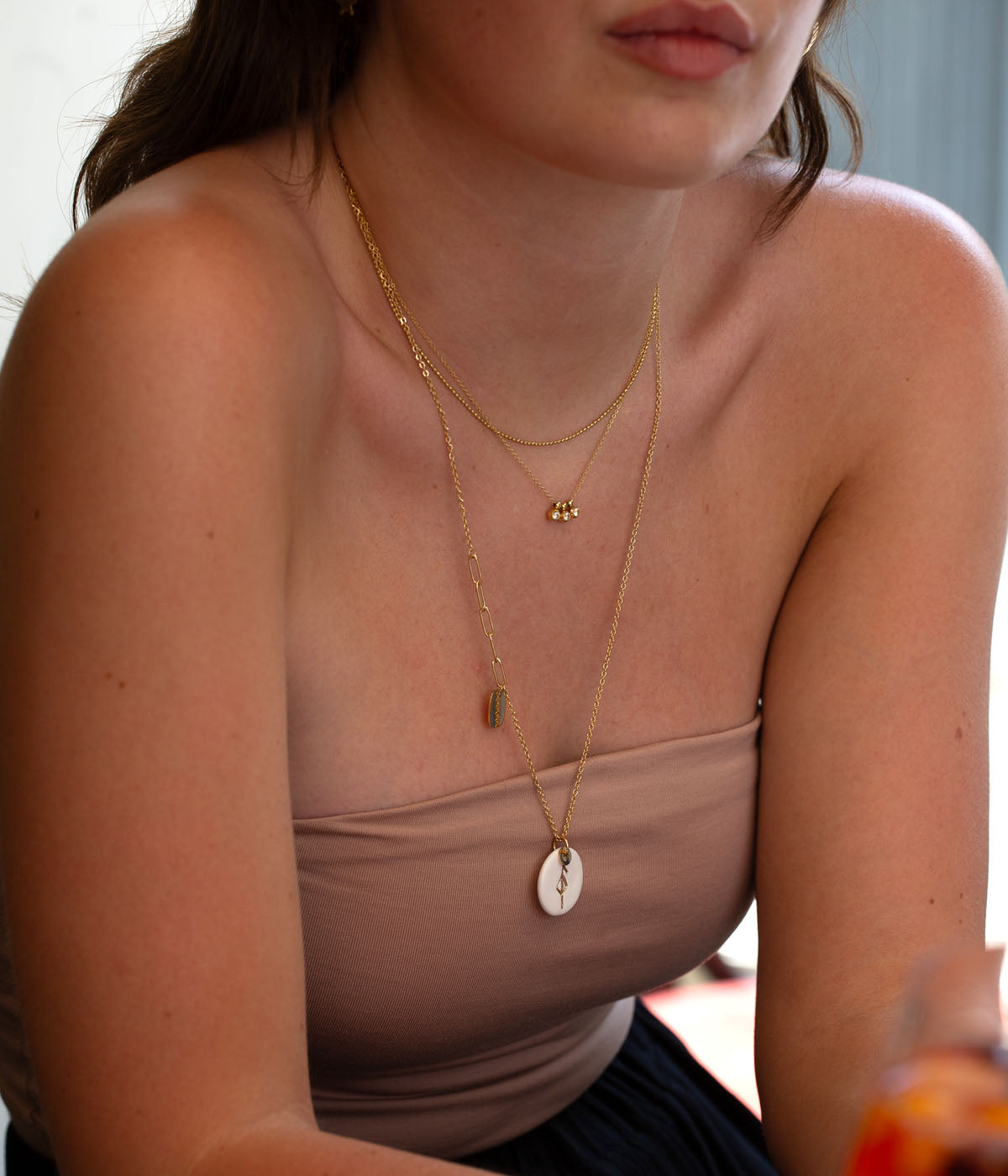 Collier Alta (Acier doré)