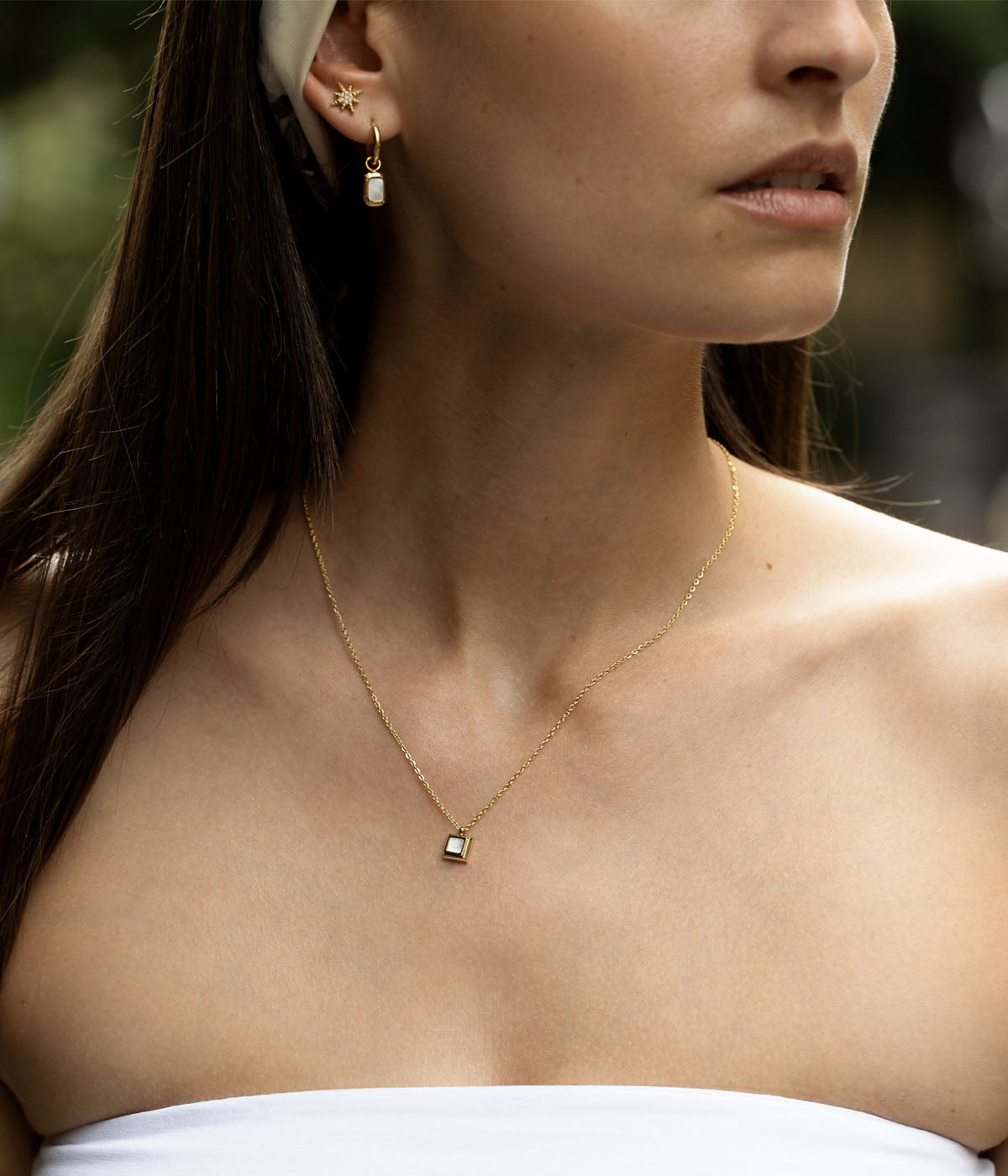 Collier Tania (Acier doré)