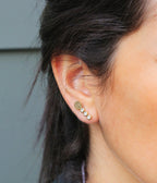 Boucles d'oreilles Aerin (Acier doré)