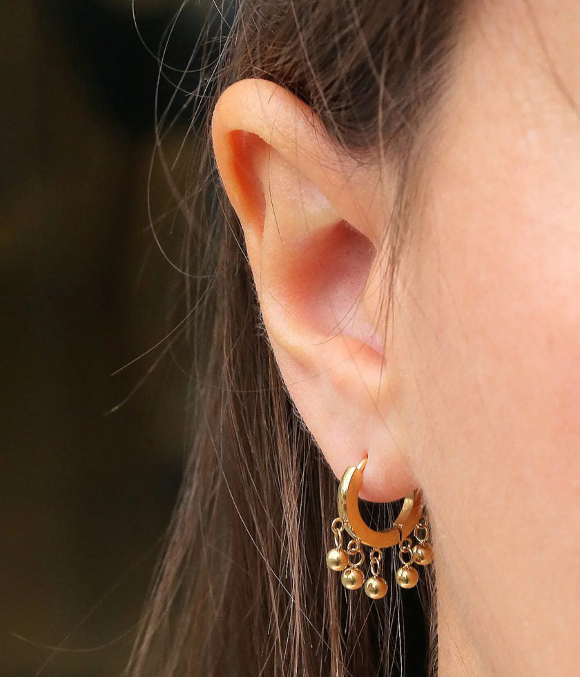 Boucles d'oreilles Pia (Acier)