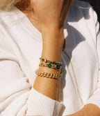 Bracelet Euryale (Acier doré)