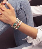 Bracelet Threedots (Acier doré)