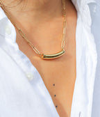 Collier Jenner (Acier doré)