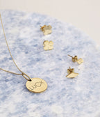 Collier Luck (Acier doré)
