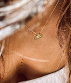 Collier Lucky Charm (Acier doré)