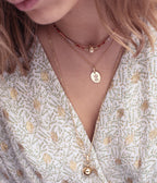 Collier Rune Amour (Acier doré)