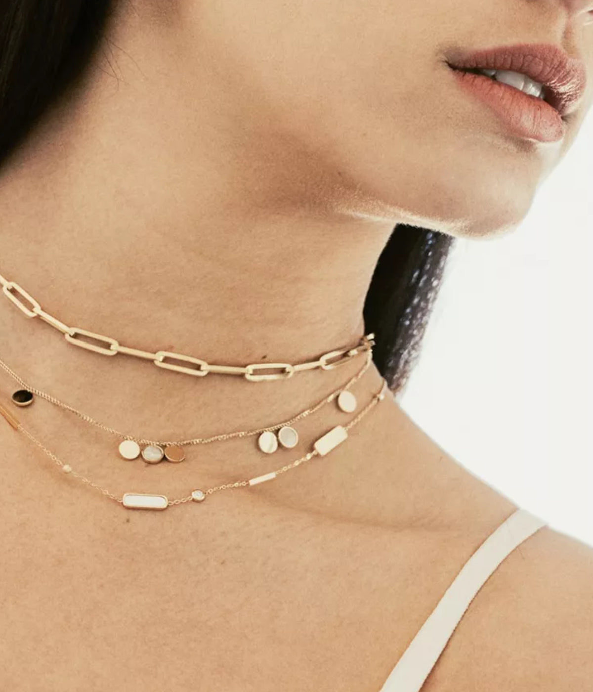 Collier Cachou (Acier doré)