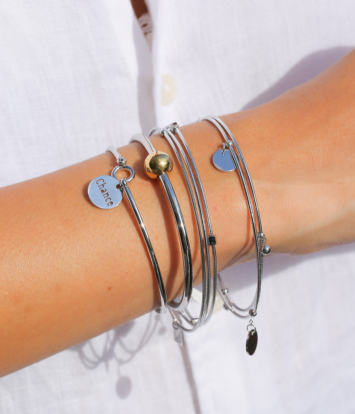 Bracelet Jonc Jerry (Acier)