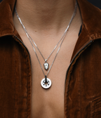 Collier Olivier (Acier noir)