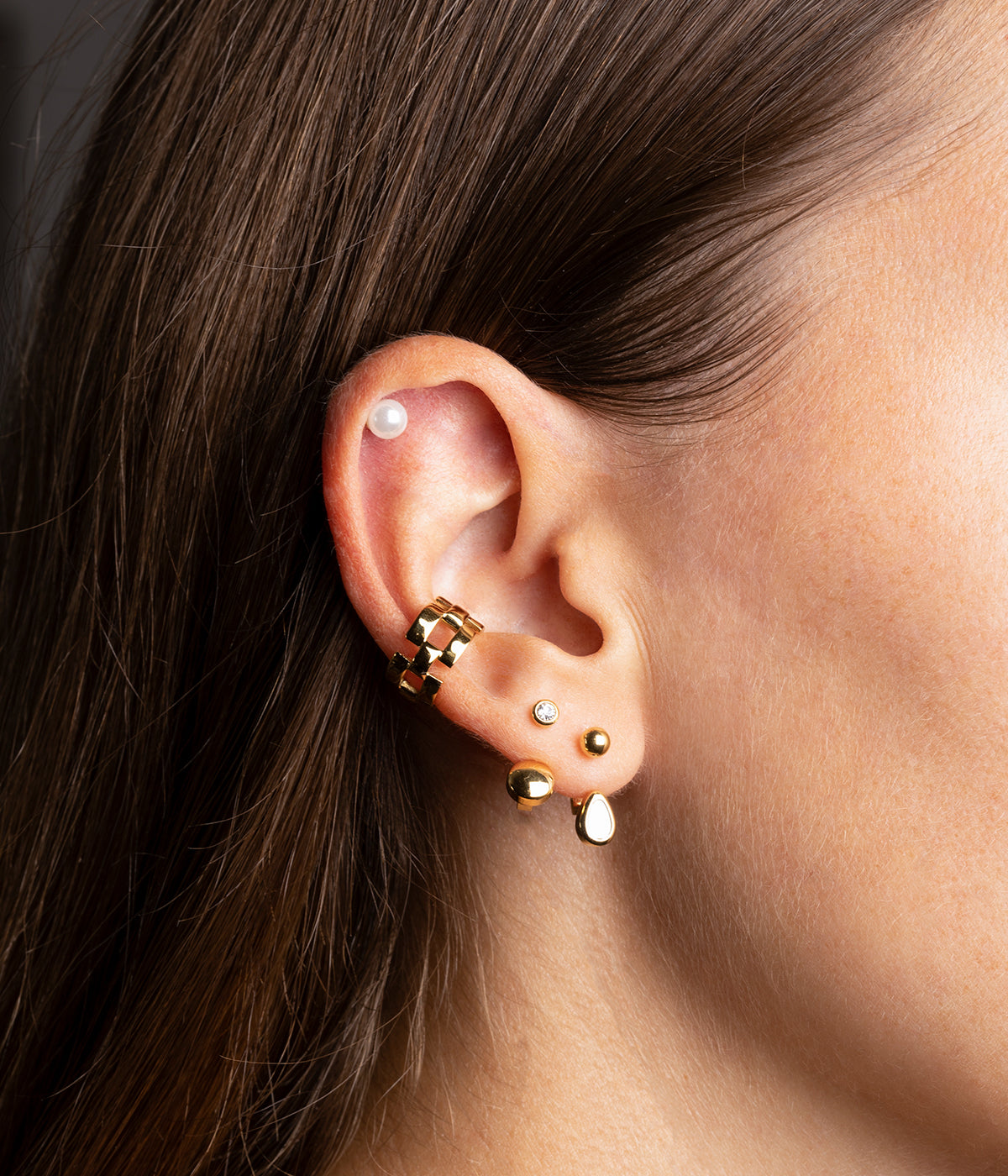 Piercing Manihi (Acier doré)