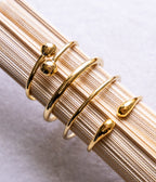 Bracelet Jonc Aurèle (Acier doré)