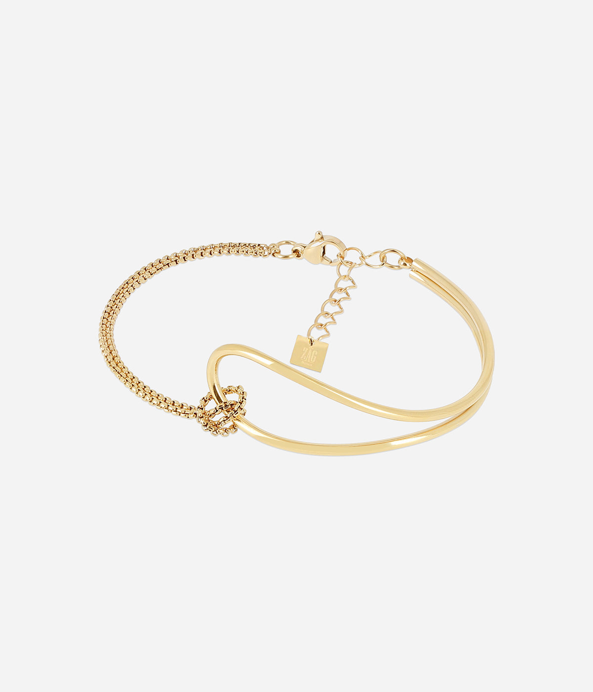 Bracelet Jonc Hibari (Acier doré)
