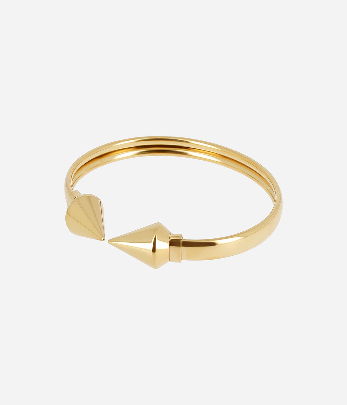 Bracelet Jonc Koch (Acier doré)