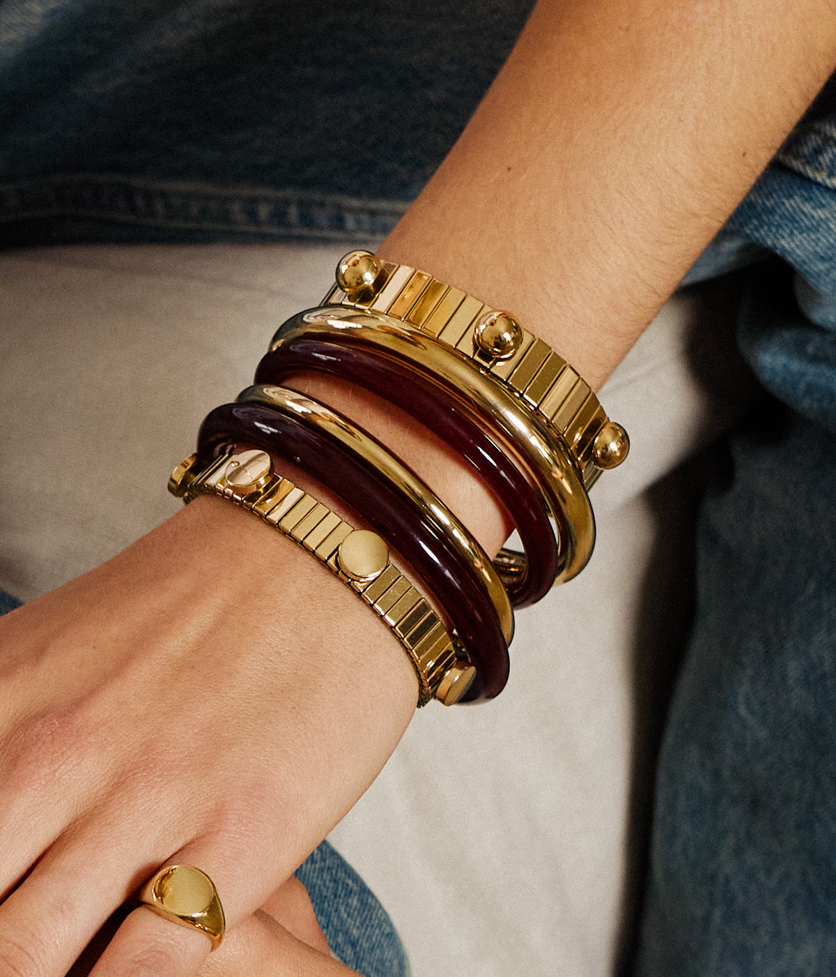 Bracelet Jonc Monte (Acier mix)