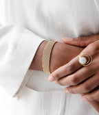 Bracelet Fierce (Acier doré)