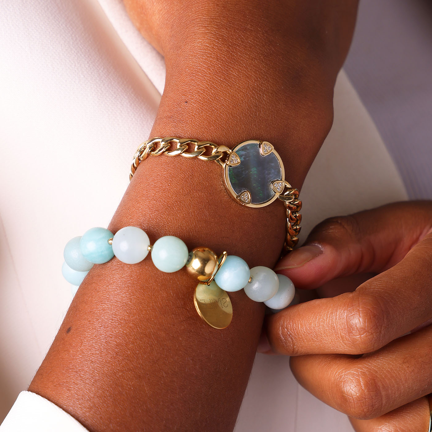Bracelet Corazon (Acier doré)