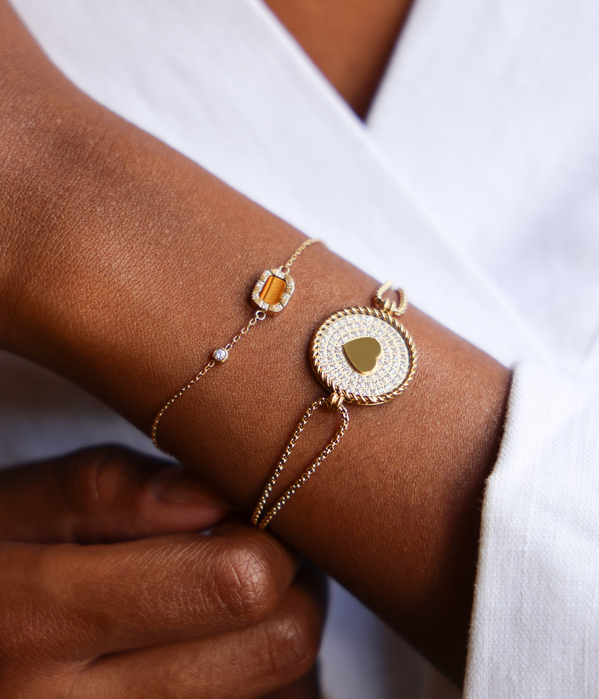 Bracelet Heather (Acier doré)