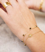 Bracelet Acantha (Acier doré)