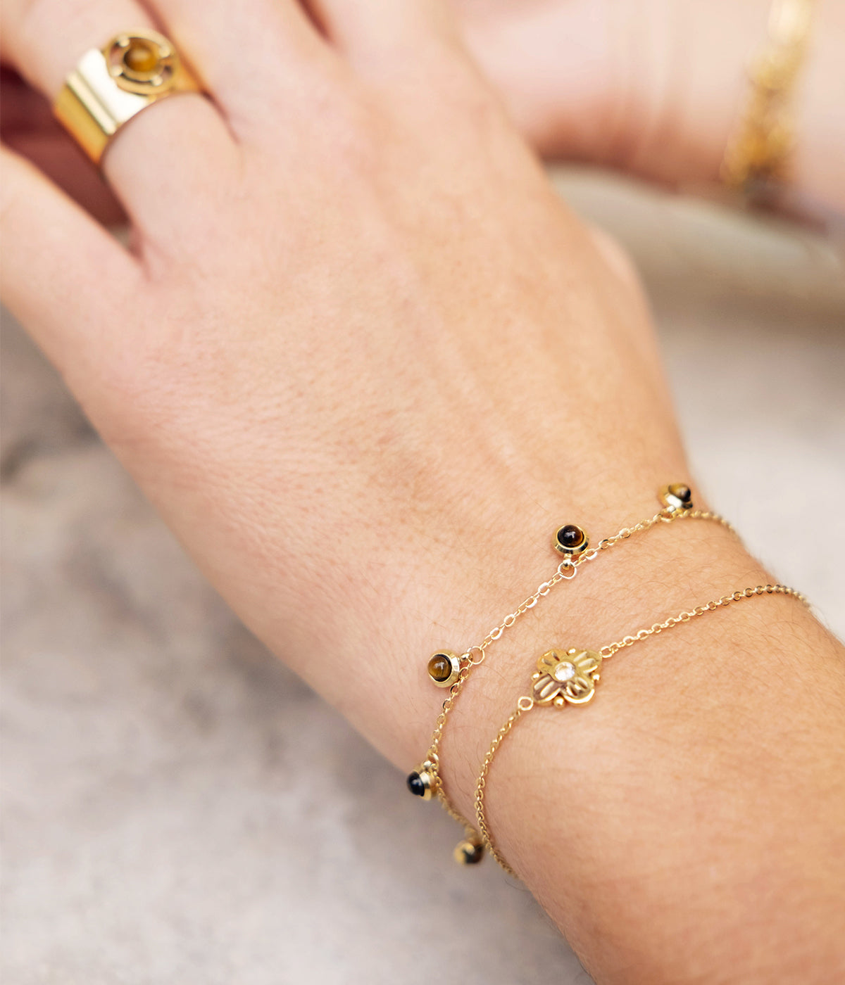 Bracelet Pâquerette (Acier)
