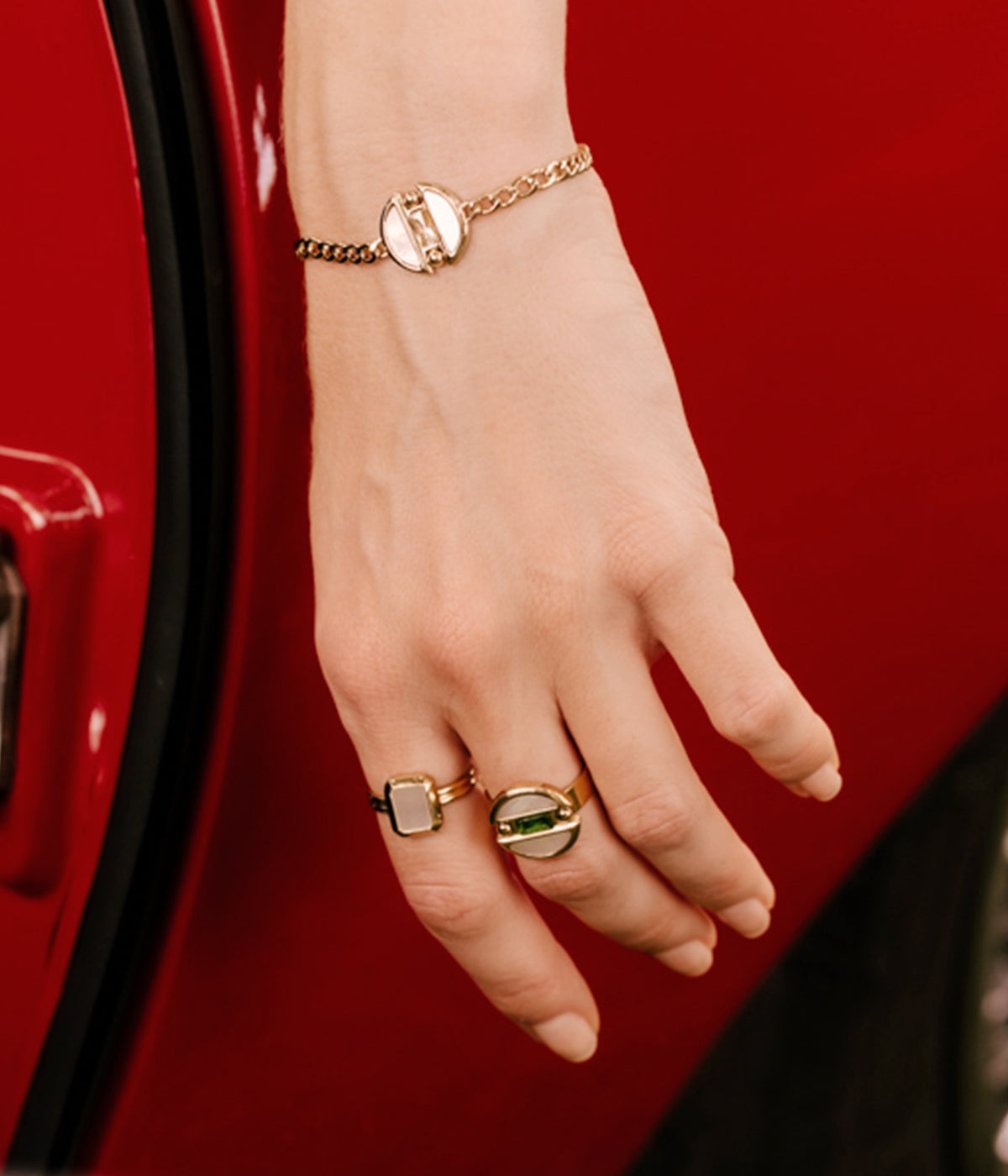Bracelet Keno (Acier doré)