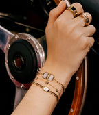 Bracelet Preston (Acier doré)