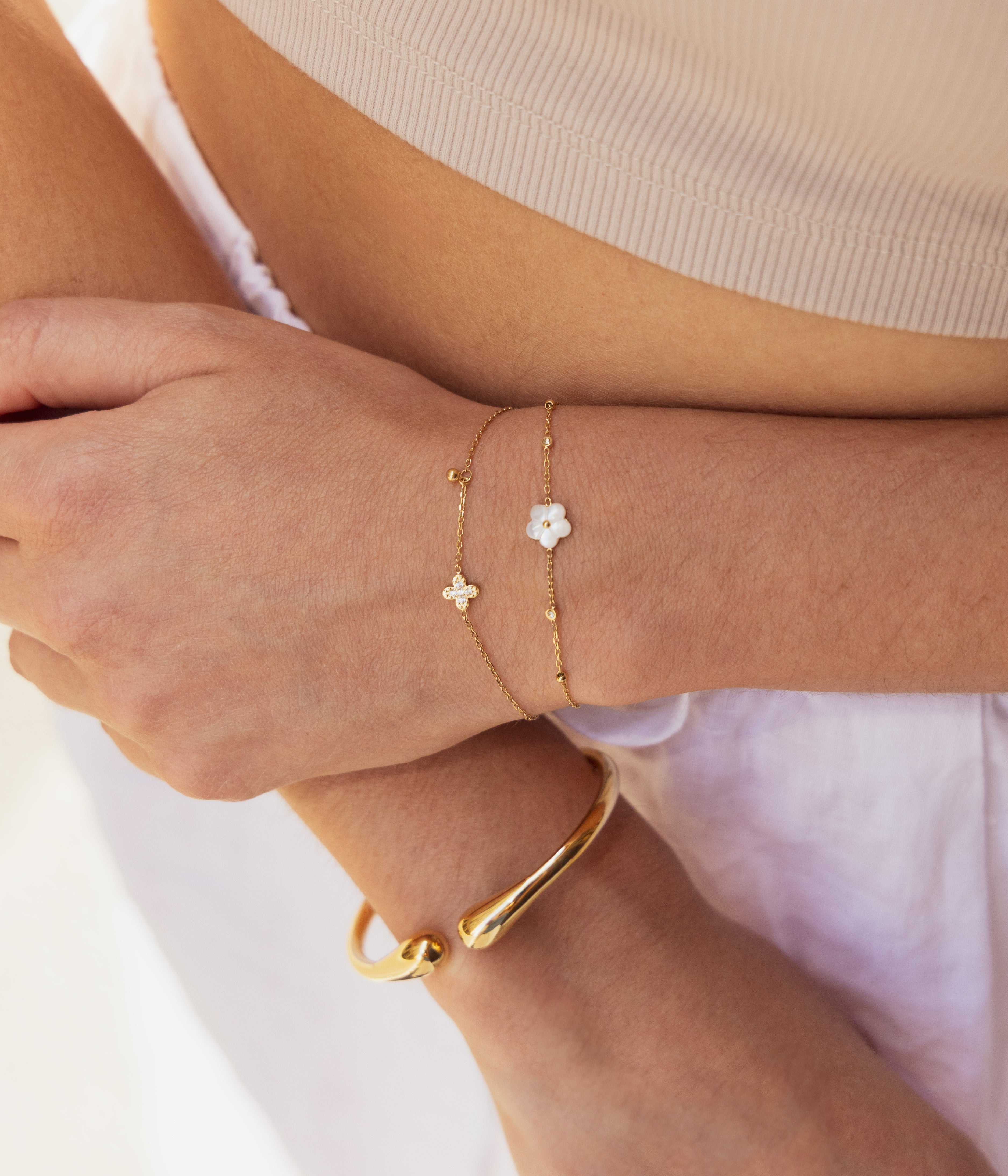 Bracelet Amaé (Acier doré)