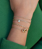 Bracelet Menti (Acier doré)
