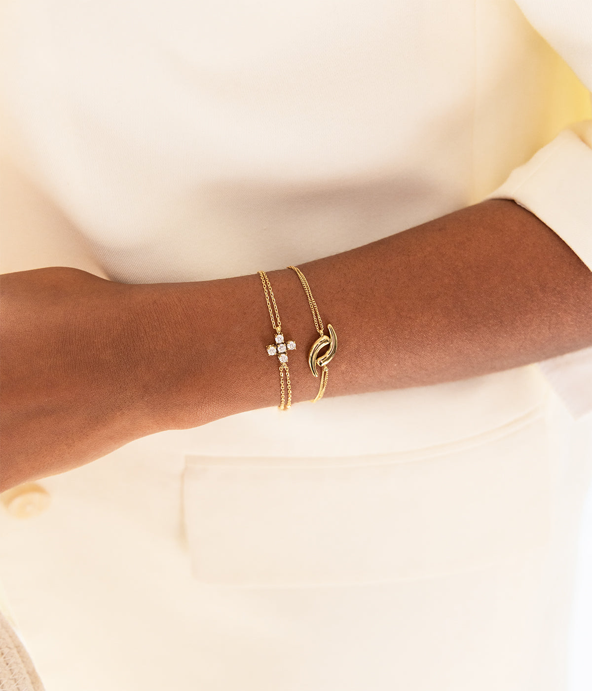 Bracelet Charis (Acier doré)