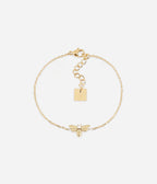 Bracelet Abeja (Acier doré)