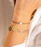 Bracelet Grazia (Acier doré)
