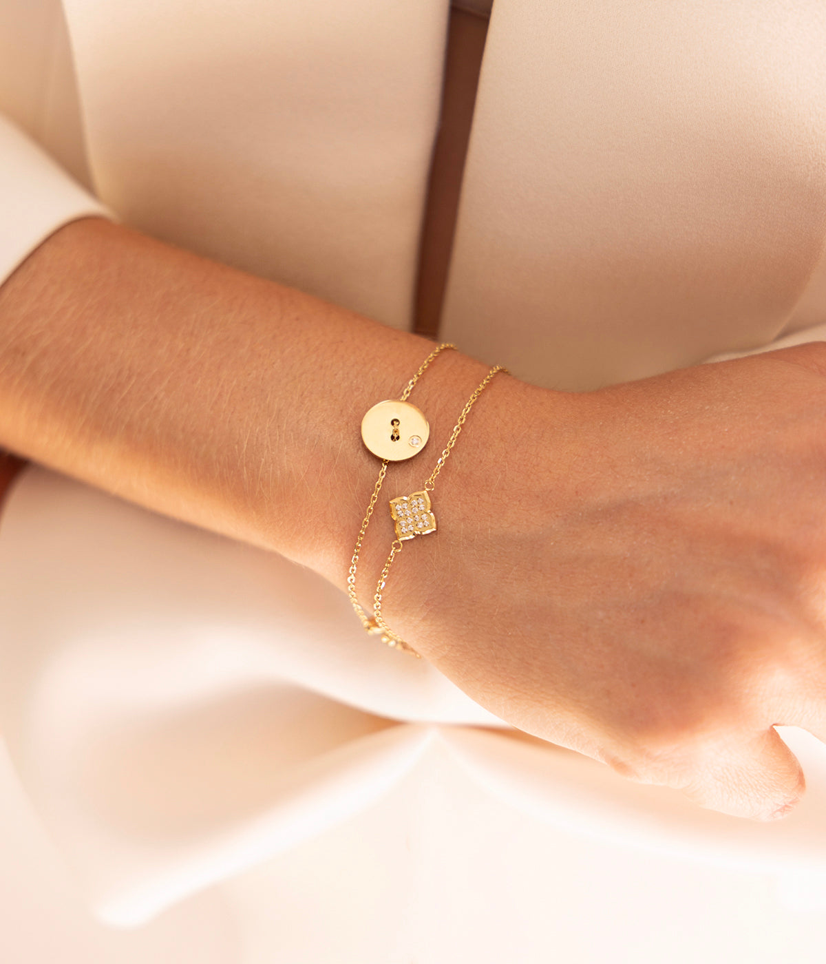 Bracelet Weiss (Acier doré)