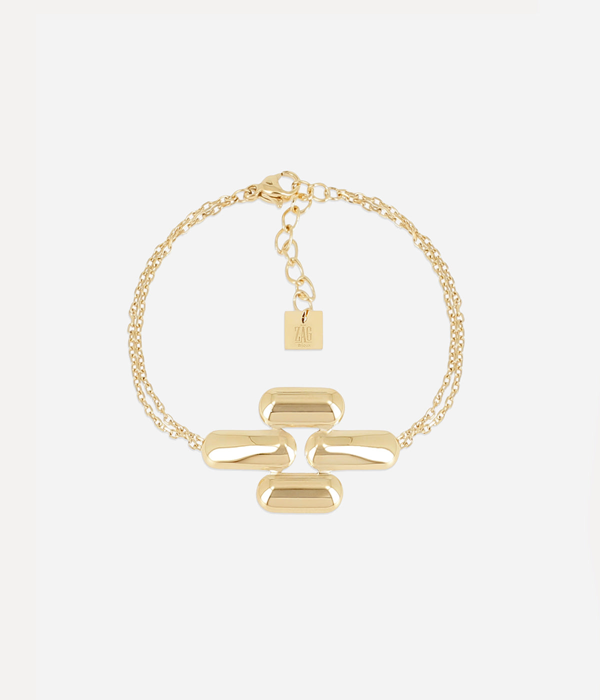 Bracelet Runica (Acier doré)