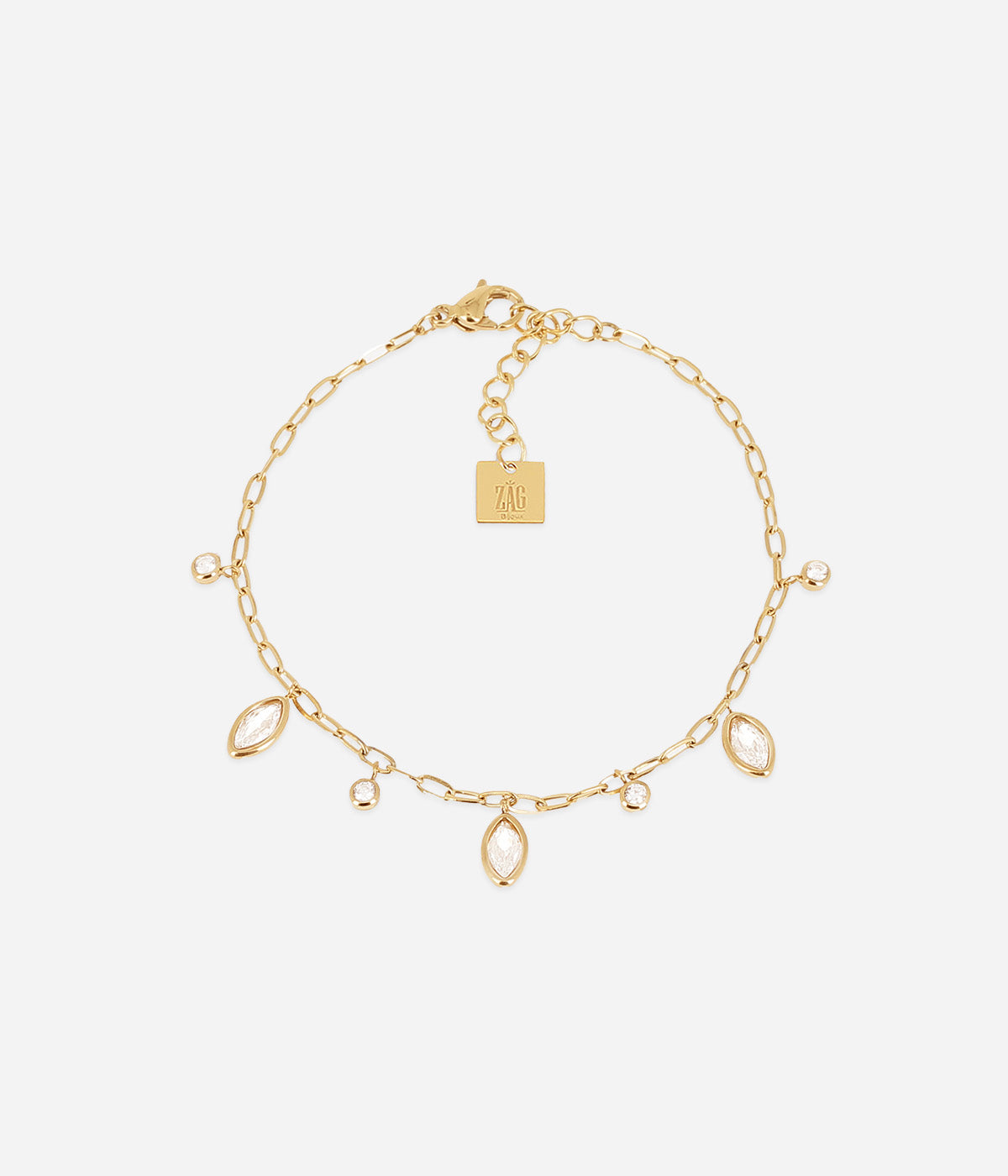 Bracelet Azelie (Acier doré)