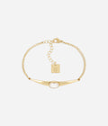 Bracelet Ornella (Acier doré)