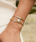 Bracelet Ysolde (Acier doré)
