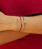 Bracelet Fuza (Acier doré)