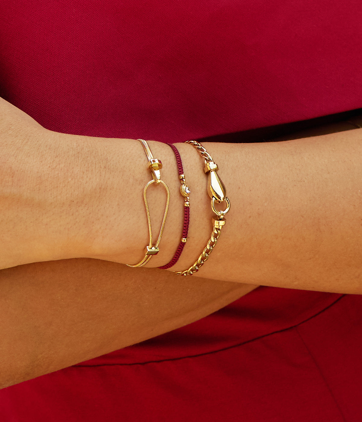 Bracelet Fuza (Acier doré)
