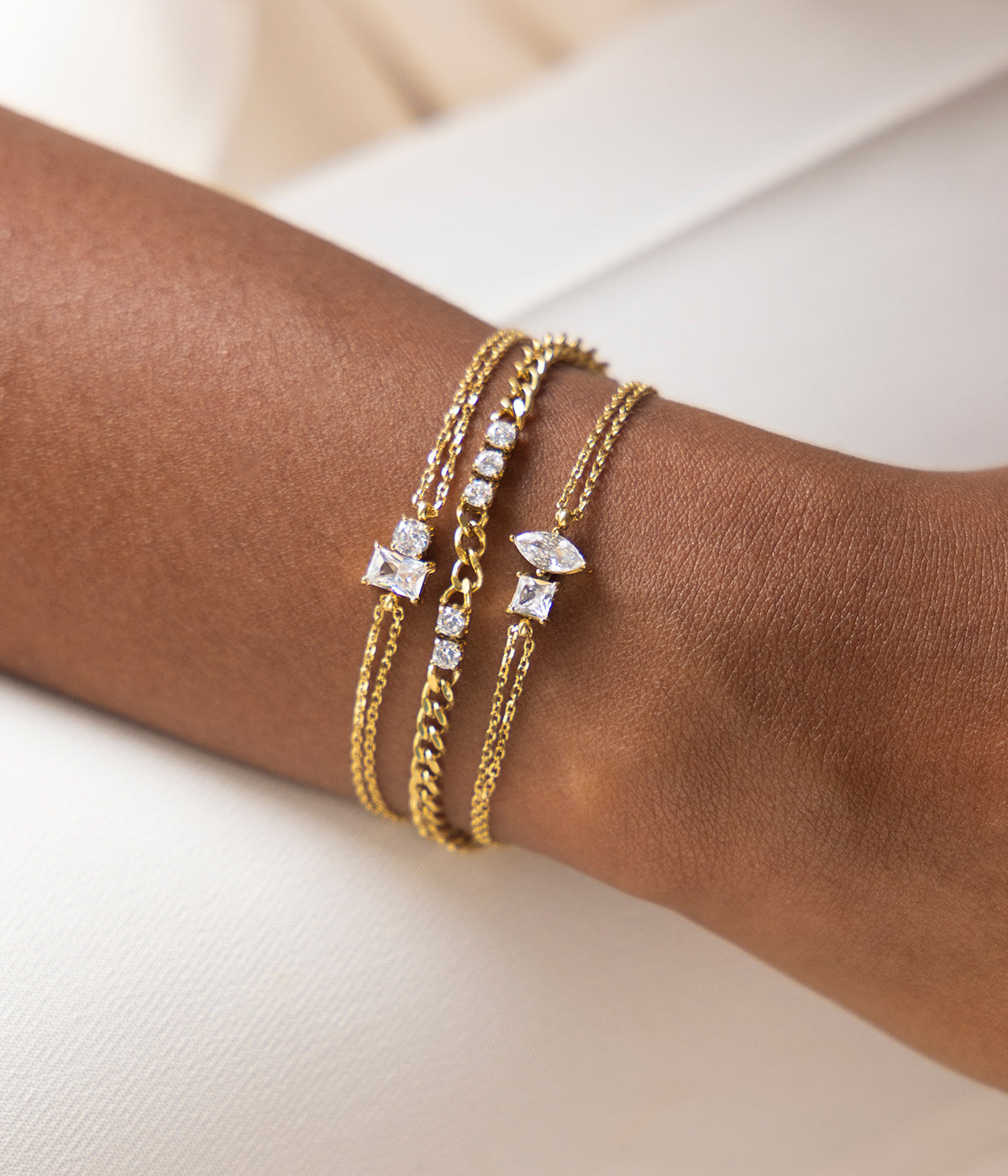 Bracelet Enea (Acier doré)