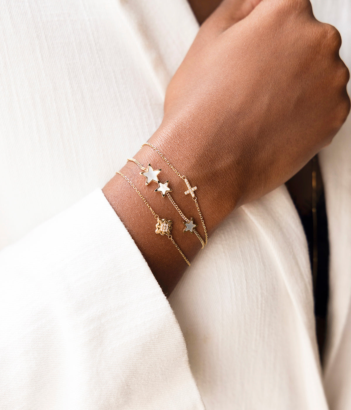 Bracelet Alvida (Acier doré)