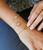 Bracelet Solyne (Acier doré)