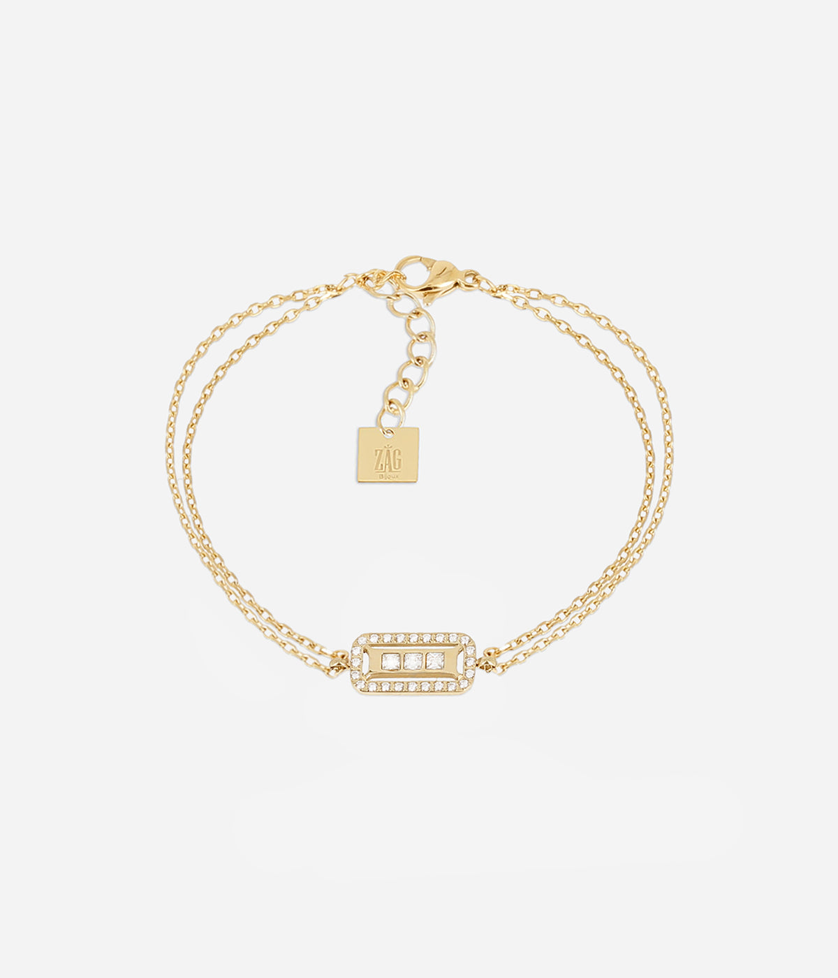 Bracelet Cléophée (Acier doré)