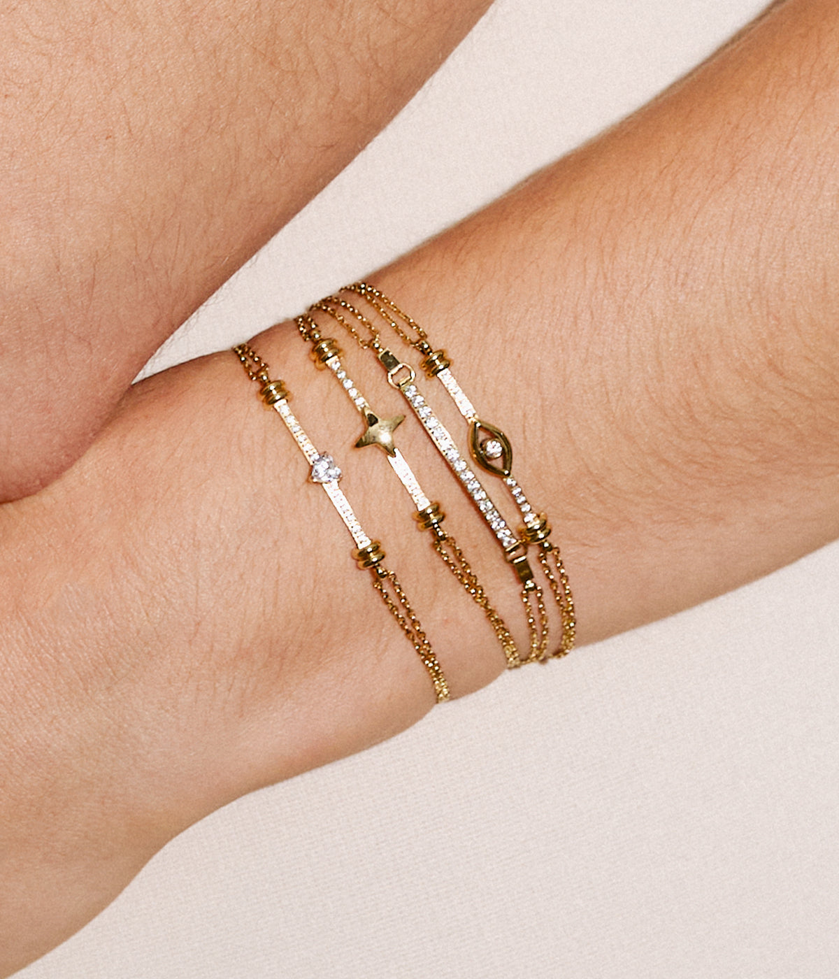 Bracelet Altiani (Acier doré)