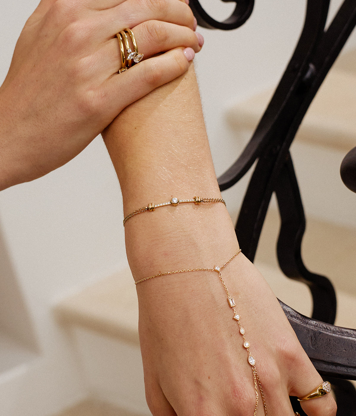Bracelet Ghisoni (Acier doré)