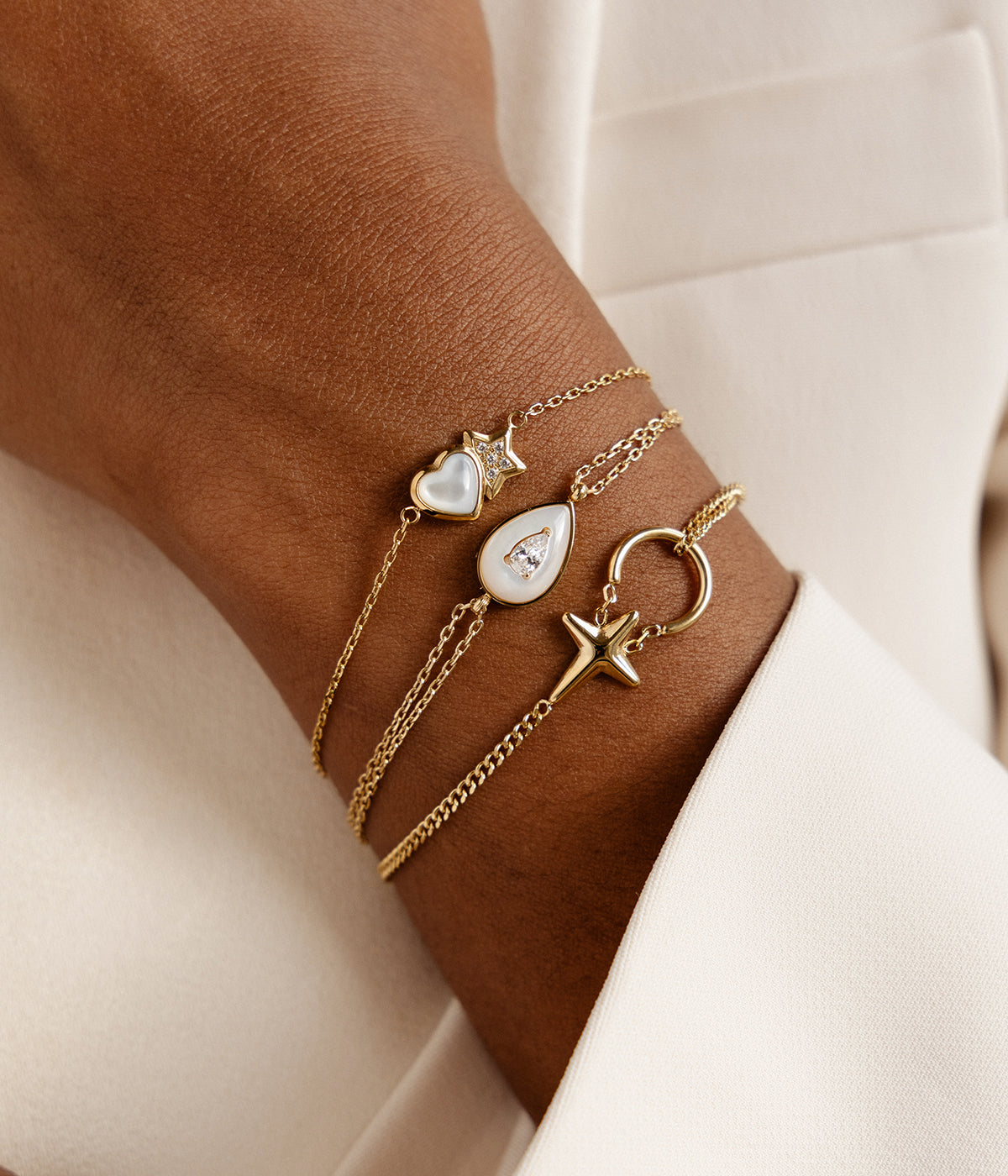 Bracelet Boson (Acier doré)