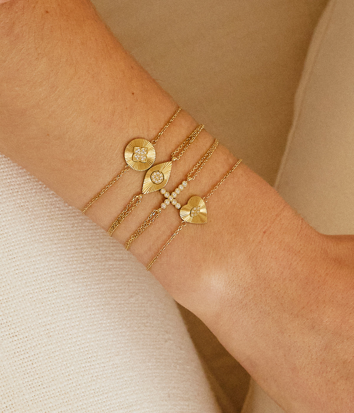 Bracelet Capizzi (Acier doré)