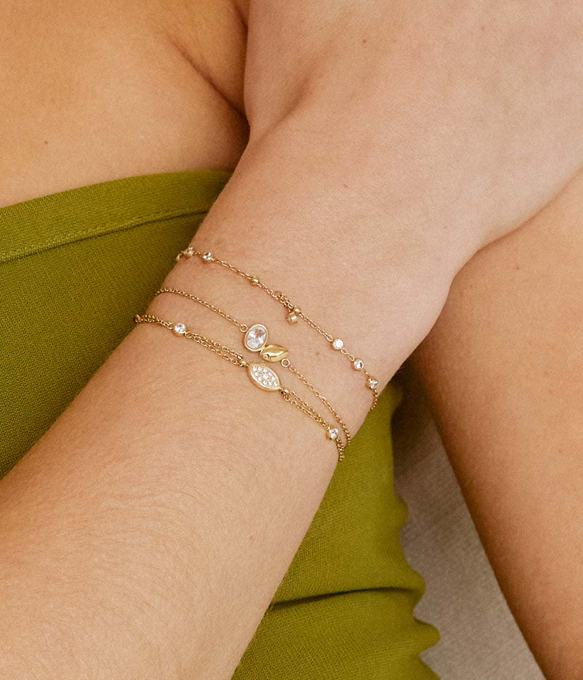 Bracelet Raddusa (Acier doré)
