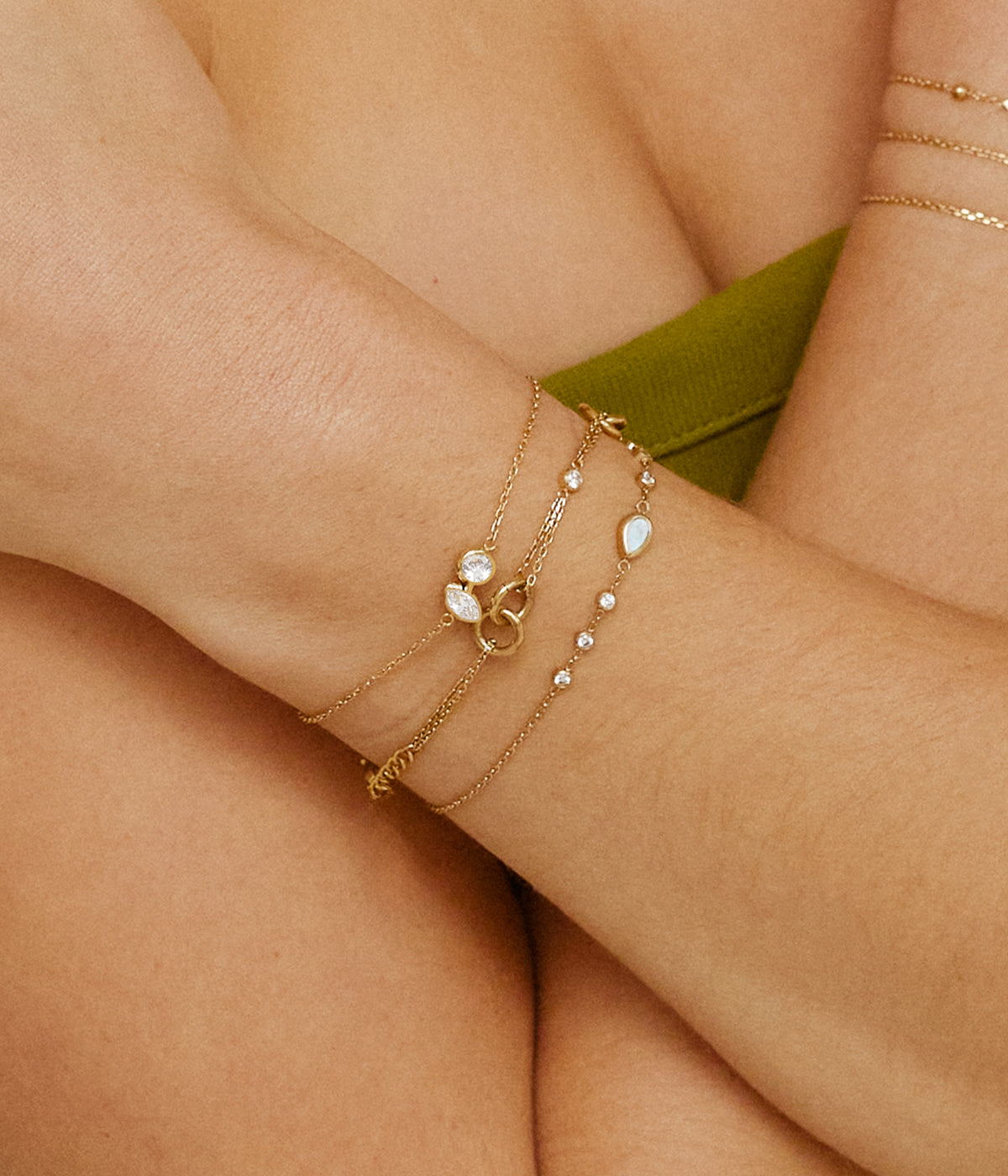 Bracelet Adrano (Acier doré)