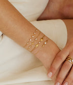 Bracelet Paterno (Acier doré)